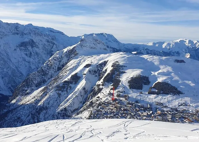 Alpheratz Forest - 1 A 3 Pers - Wifi, Balcon, Vue Piste Et Glacier Muzelle, Calme, Proche Commerces Et Pistes- Tsc Super Venosc A 80m Апартаменты Ле дез Альп